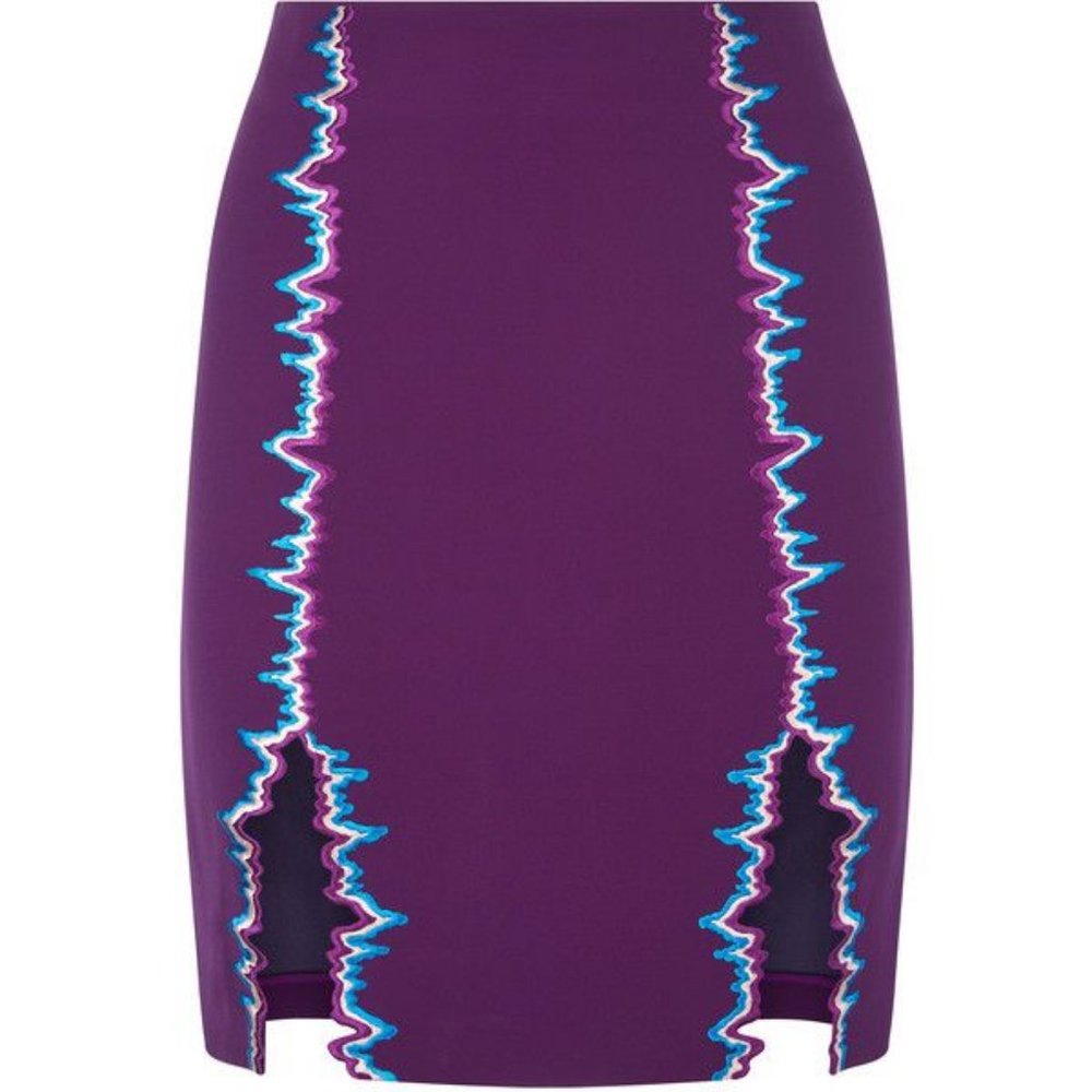 La Perla Purple "Lightning Skirt"